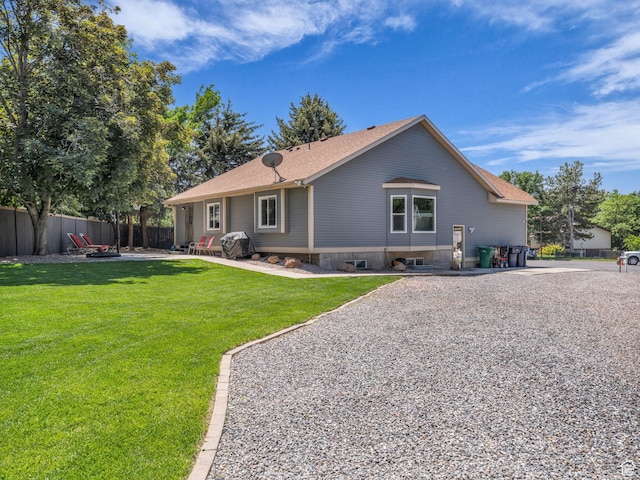 10685 S Superior Cir E, Sandy, UT 84094 - back of house featuring a patio and a shingled roof