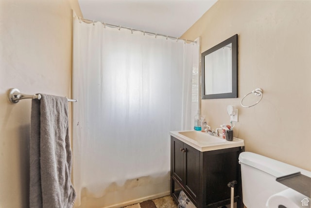 717 9th St, Ogden, UT 84404 - bathroom with vanity, toilet, and shower / bath combination with curtain