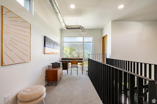 1983 W Ranch Rd, Farmington, UT 84025 - hall featuring carpet and recessed lighting