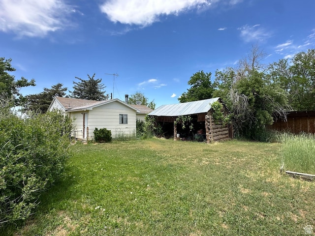 50 N 100 E, Meadow, UT 84644 - view of grassy yard with an outdoor structure