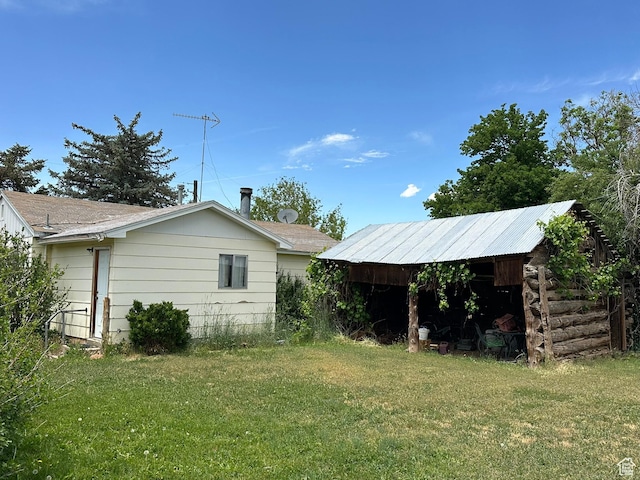 50 N 100 E, Meadow, UT 84644 - view of green lawn with an outbuilding