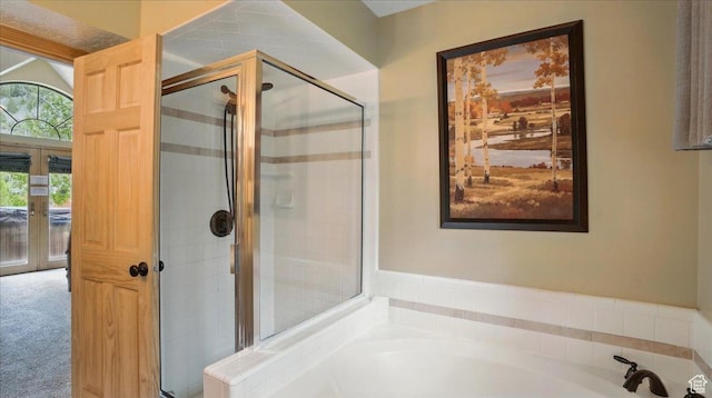 3786 Beaver Creek Rd, Kamas, UT 84036 - full bath with a garden tub and a stall shower