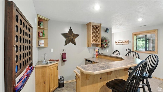 3786 Beaver Creek Rd, Kamas, UT 84036 - indoor wet bar with baseboards, dishwasher, and recessed lighting