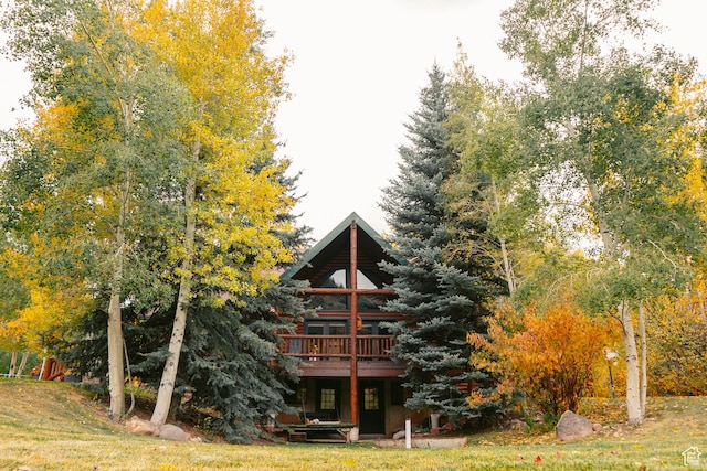 3786 Beaver Creek Rd, Kamas, UT 84036 - rear view of property with a deck