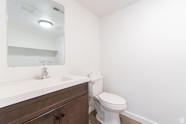 1560 W 300 S # 1, Vernal, UT 84078 - half bath with wood finished floors, vanity, toilet, and baseboards