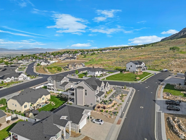 3877 N 425 E, North Ogden, UT 84414 - aerial perspective of suburban area featuring mountains