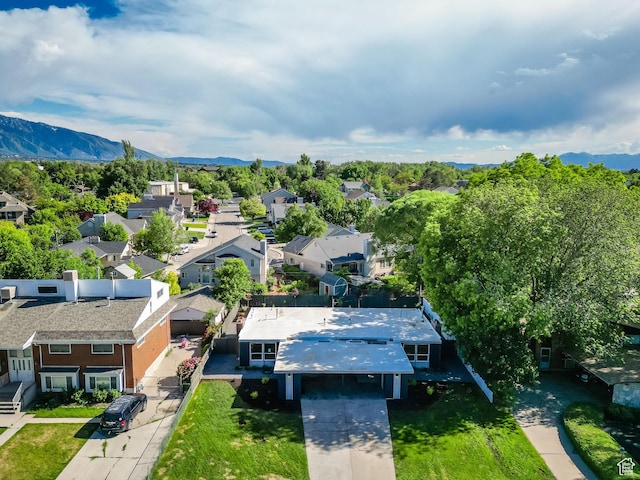 1210 E Bonner Way S, Millcreek, UT 84117 - aerial view of residential area featuring a mountainous background