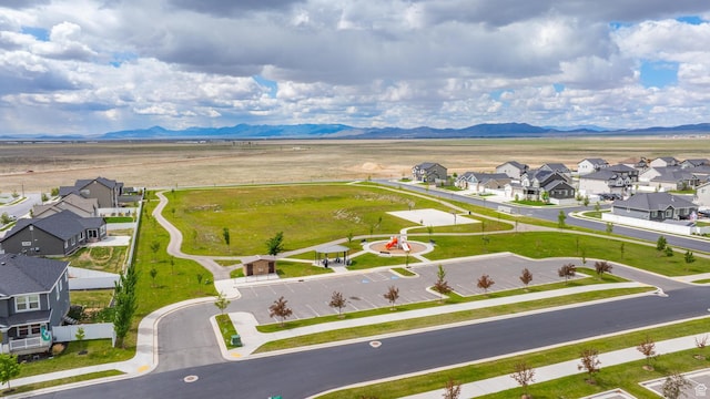 4609 N Kings Peak Way Unit 912, Eagle Mountain, UT 84005 - aerial perspective of suburban area with a mountain backdrop