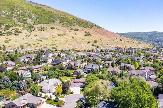 12563 S Bear Castle Cv, Draper, UT 84020 - aerial view of residential area featuring a mountain backdrop