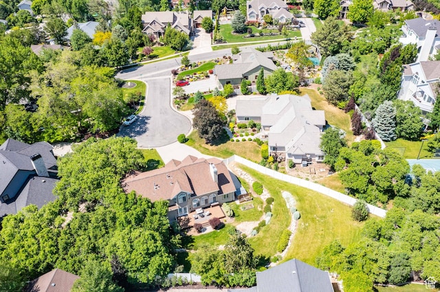 12563 S Bear Castle Cv, Draper, UT 84020 - aerial perspective of suburban area