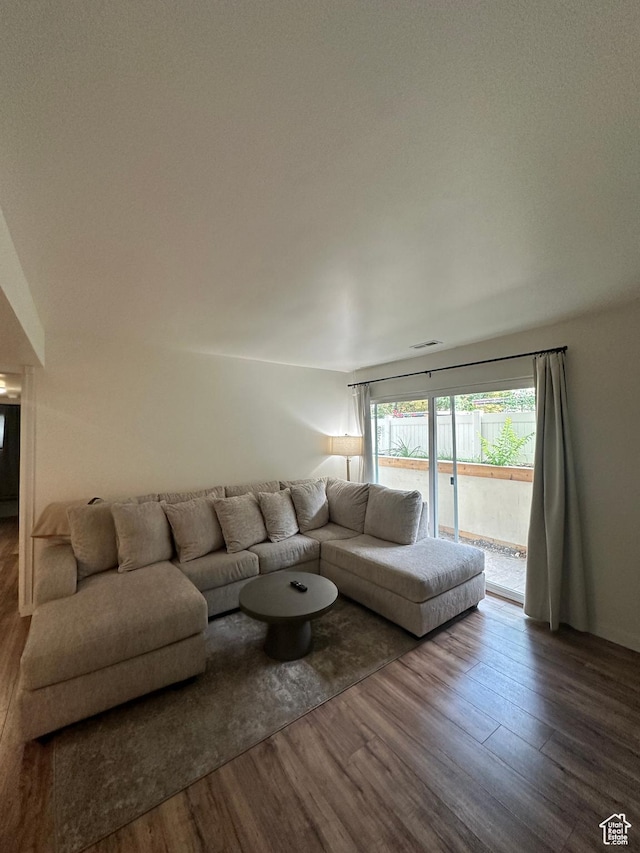 4853 S Woodbridge Dr E Unit 44, Salt Lake City, UT 84117 - living room featuring wood finished floors