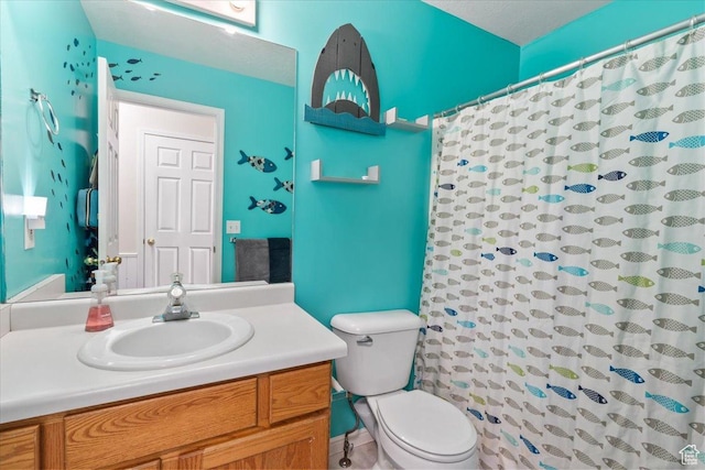 4868 W Cedar Point Peak Dr S, Riverton, UT 84096 - full bath featuring toilet, vanity, and curtained shower