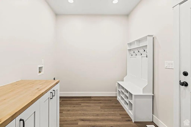 281 N 460 E, Elsinore, UT 84724 - mudroom with baseboards, dark wood-style floors, and recessed lighting