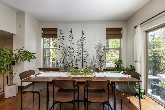 13279 N Alexis Dr, Kamas, UT 84036 - dining room featuring wood finished floors and healthy amount of natural light