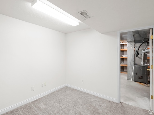 4912 W Rosewood Dr S, South Jordan, UT 84009 - finished basement featuring baseboards, carpet floors, and heating unit