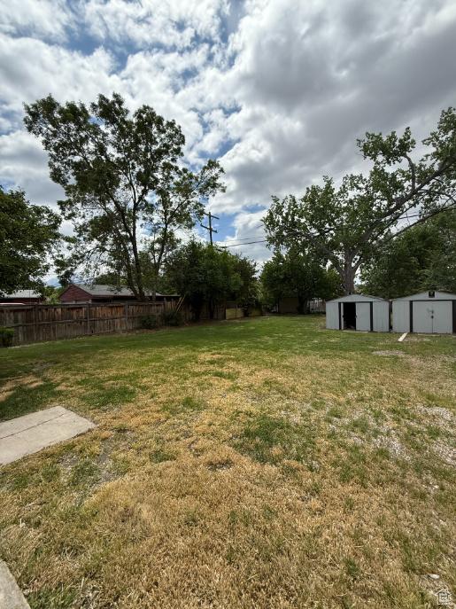 197 W Center St, Midvale, UT 84047 - view of yard with an outdoor structure