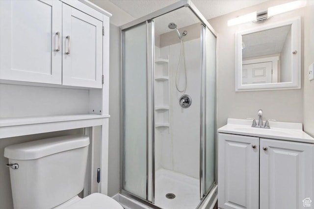 272 S State St, Clearfield, UT 84015 - full bath featuring toilet, a stall shower, and vanity