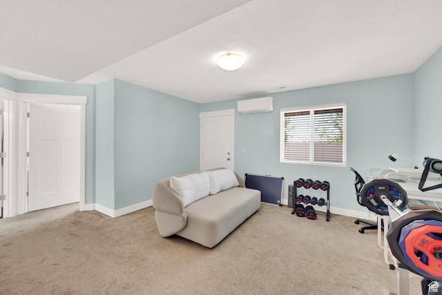 20 S Walker Ln, North Salt Lake, UT 84054 - office featuring a wall unit AC, carpet flooring, and baseboards