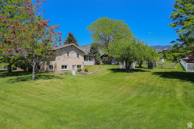 1460 E 2100 N, North Logan, UT 84341 - view of grassy yard featuring a mountain view