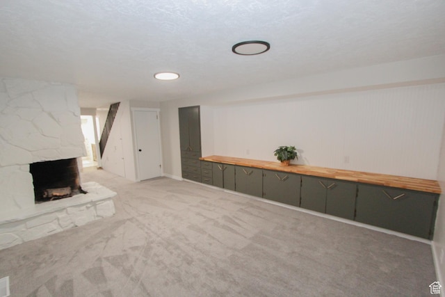1460 E 2100 N, North Logan, UT 84341 - finished basement with light carpet and a fireplace