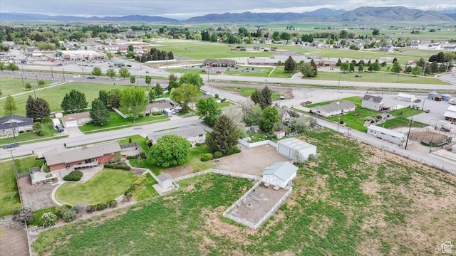 310 E Valley View Dr, Preston, ID 83263 - aerial view of a mountainous background
