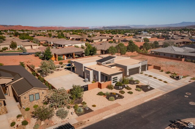 108 N Arrowhead Ln, Ivins, UT 84738 - aerial perspective of suburban area with a mountainous background