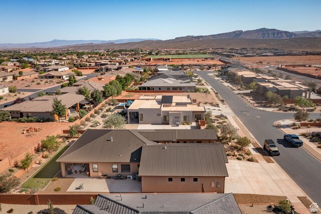 108 N Arrowhead Ln, Ivins, UT 84738 - aerial perspective of suburban area with a mountain backdrop