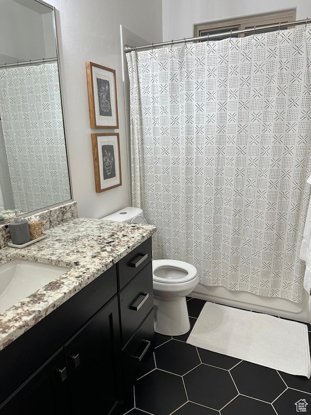 2786 S 3780 W, Hurricane, UT 84737 - full bathroom featuring vanity, toilet, and tile patterned floors