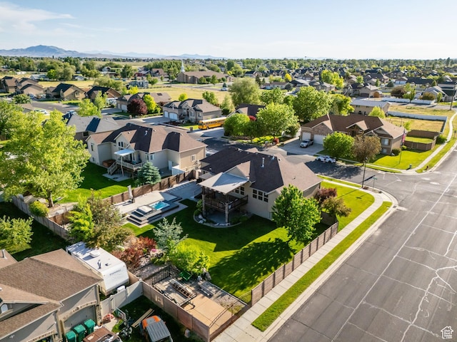 4836 S 5050 W, Hooper, UT 84315 - aerial view of residential area featuring a mountain backdrop