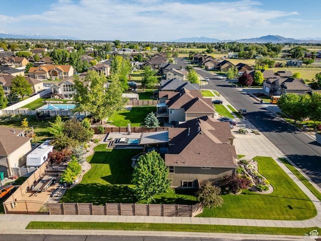 4836 S 5050 W, Hooper, UT 84315 - aerial view of residential area with a mountainous background