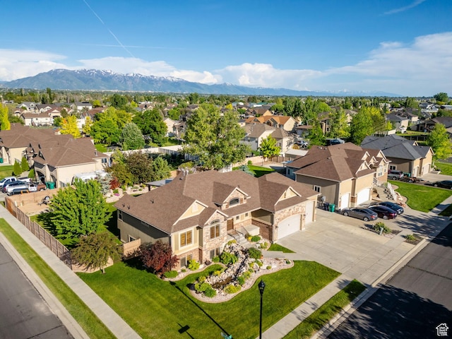 4836 S 5050 W, Hooper, UT 84315 - aerial view of residential area with mountains