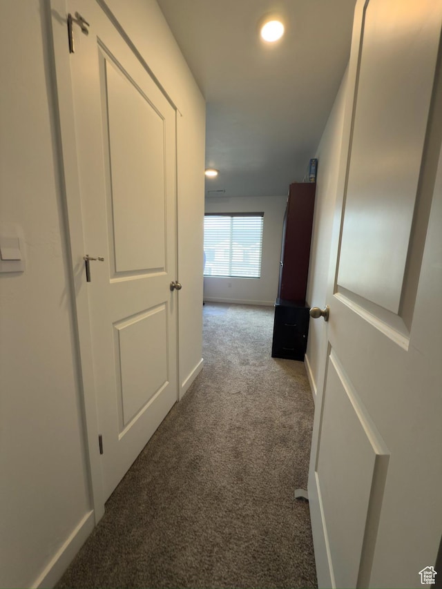1764 E Fall St, Eagle Mountain, UT 84005 - hallway featuring carpet and baseboards