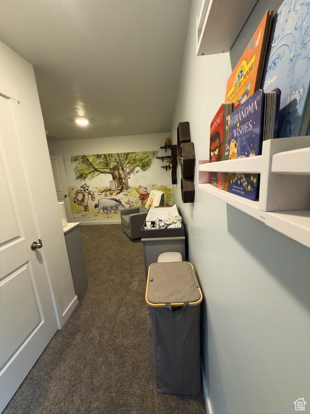 1764 E Fall St, Eagle Mountain, UT 84005 - corridor with carpet