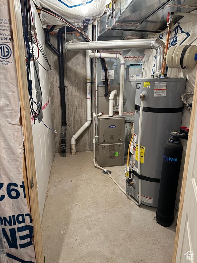 1764 E Fall St, Eagle Mountain, UT 84005 - utilities with strapped water heater