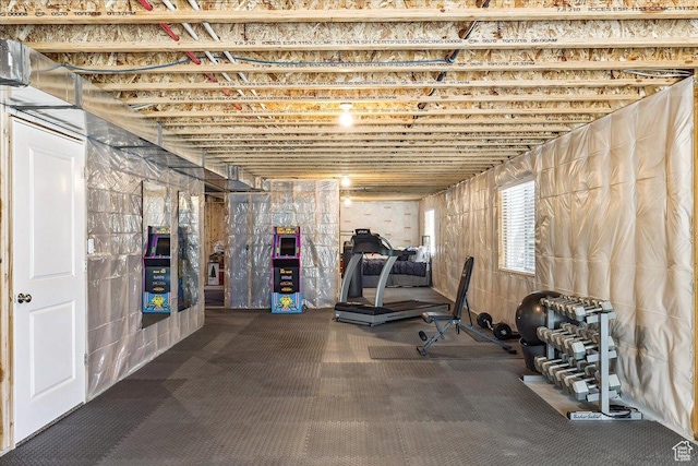 2548 E Ember Dr, Draper Ut Cnty, UT 84020 - exercise room featuring carpet floors