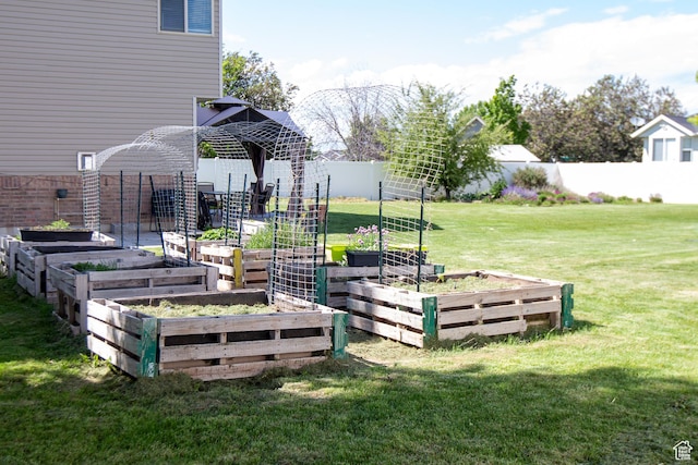 2182 W 1145 N, Clinton, UT 84015 - view of yard with a garden