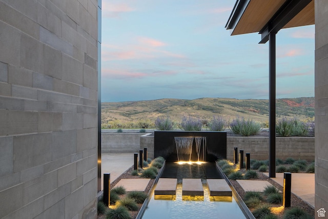 7744 E Moon Dance Cir, Kamas, UT 84036 - view of patio with a mountain view