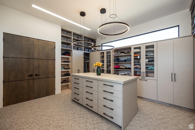 7744 E Moon Dance Cir, Kamas, UT 84036 - walk in closet featuring light carpet