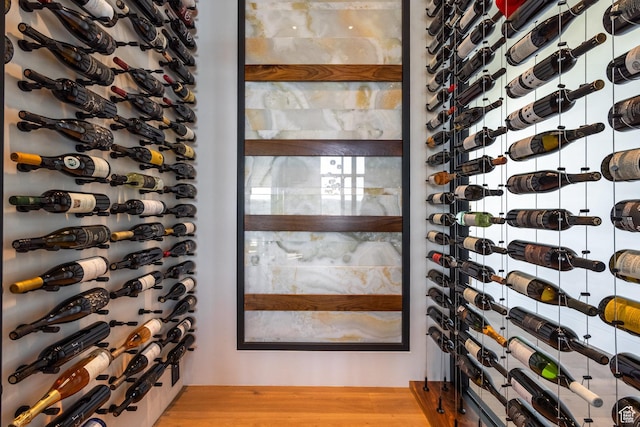7744 E Moon Dance Cir, Kamas, UT 84036 - wine cellar with wood finished floors