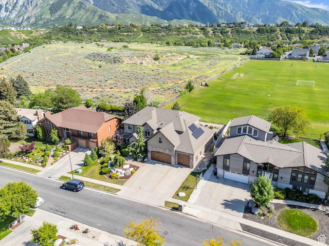 2894 E Cobblemoor Ln, Sandy, UT 84093 - aerial perspective of suburban area with a mountain backdrop