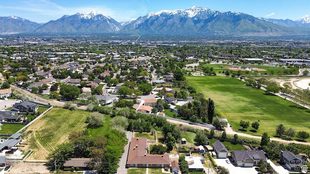 10679 S 2200 W, South Jordan, UT 84095 - aerial view of residential area featuring a mountain backdrop