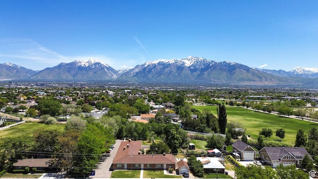 10679 S 2200 W, South Jordan, UT 84095 - aerial view of residential area with a mountain backdrop