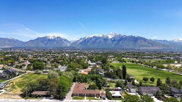 10679 S 2200 W, South Jordan, UT 84095 - aerial perspective of suburban area with a mountainous background