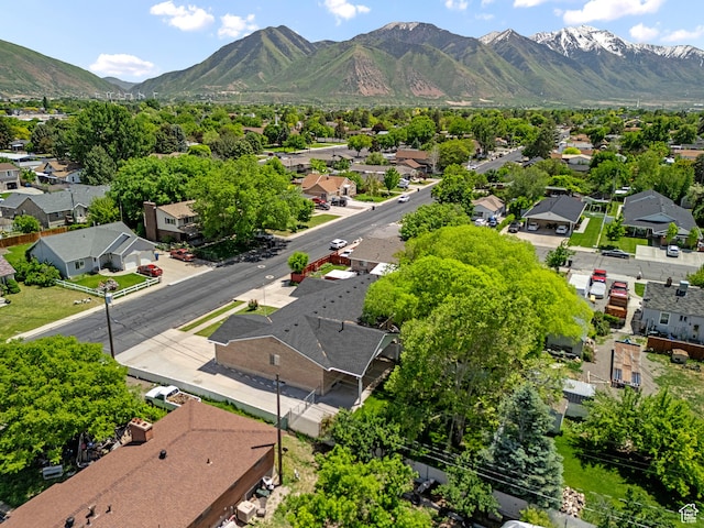 58 S 900 E, Spanish Fork, UT 84660 - aerial perspective of suburban area with a mountainous background