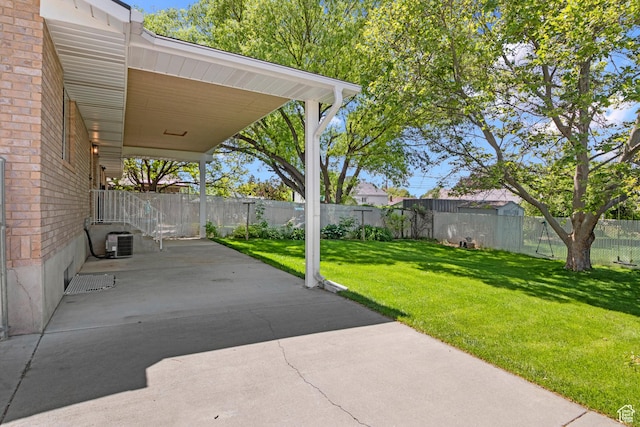 58 S 900 E, Spanish Fork, UT 84660 - view of patio / terrace featuring central AC unit