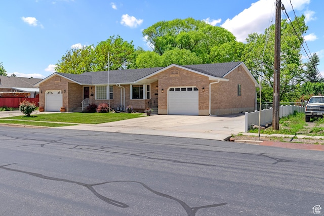 58 S 900 E, Spanish Fork, UT 84660 - ranch-style home featuring an attached garage, brick siding, and driveway