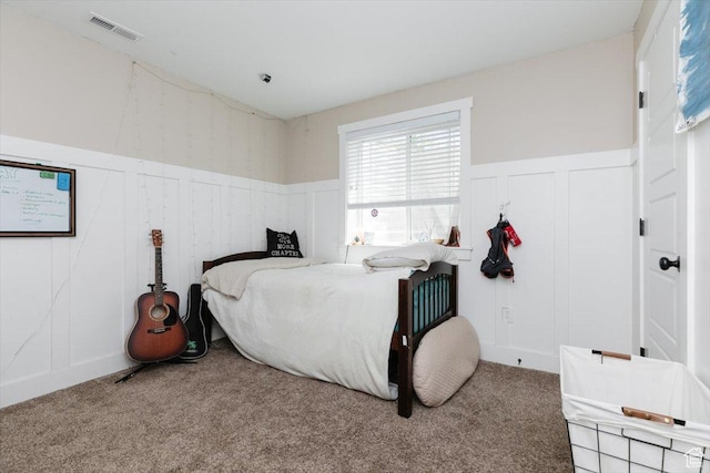 225 E 620 S, Smithfield, UT 84335 - carpeted bedroom with a decorative wall and a wainscoted wall