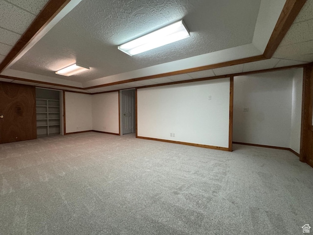 4440 W 6095 S, Taylorsville, UT 84118 - finished basement featuring light carpet, baseboards, and a textured ceiling