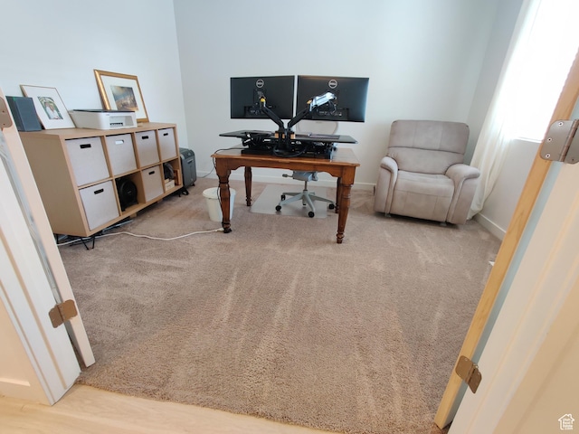 2132 N Elderberry Dr W, Saratoga Springs, UT 84045 - office space with baseboards and light carpet