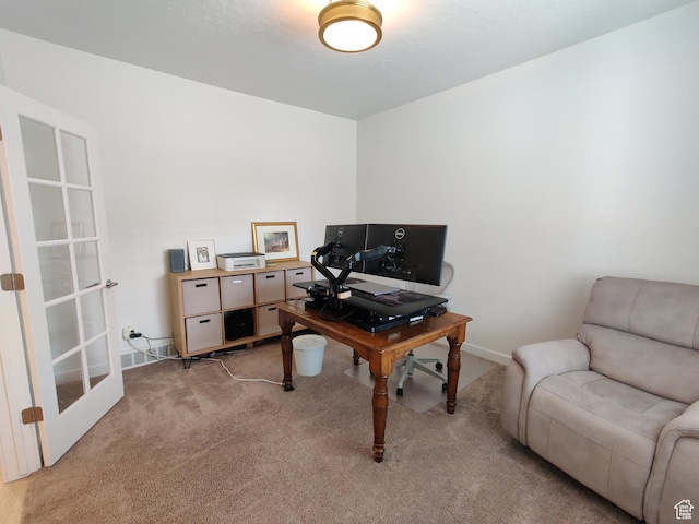 2132 N Elderberry Dr W, Saratoga Springs, UT 84045 - home office featuring light carpet